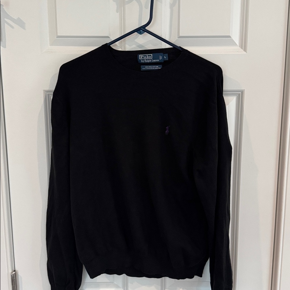 RALPH LAUREN Polo pima cotton sweater. Men’s Size Large